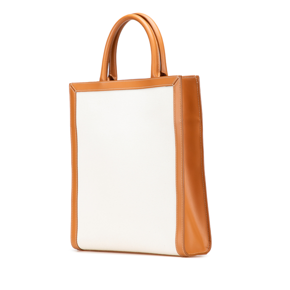 Pre-Loved Celine Small Canvas Vertical Cabas Satchel - Picture 2 of 10